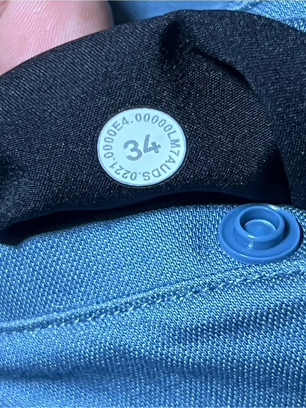 Lululemon ABC Classic Fit  Short 7” Warpstreme Steel Blue Men’s “Golf” Shorts 34